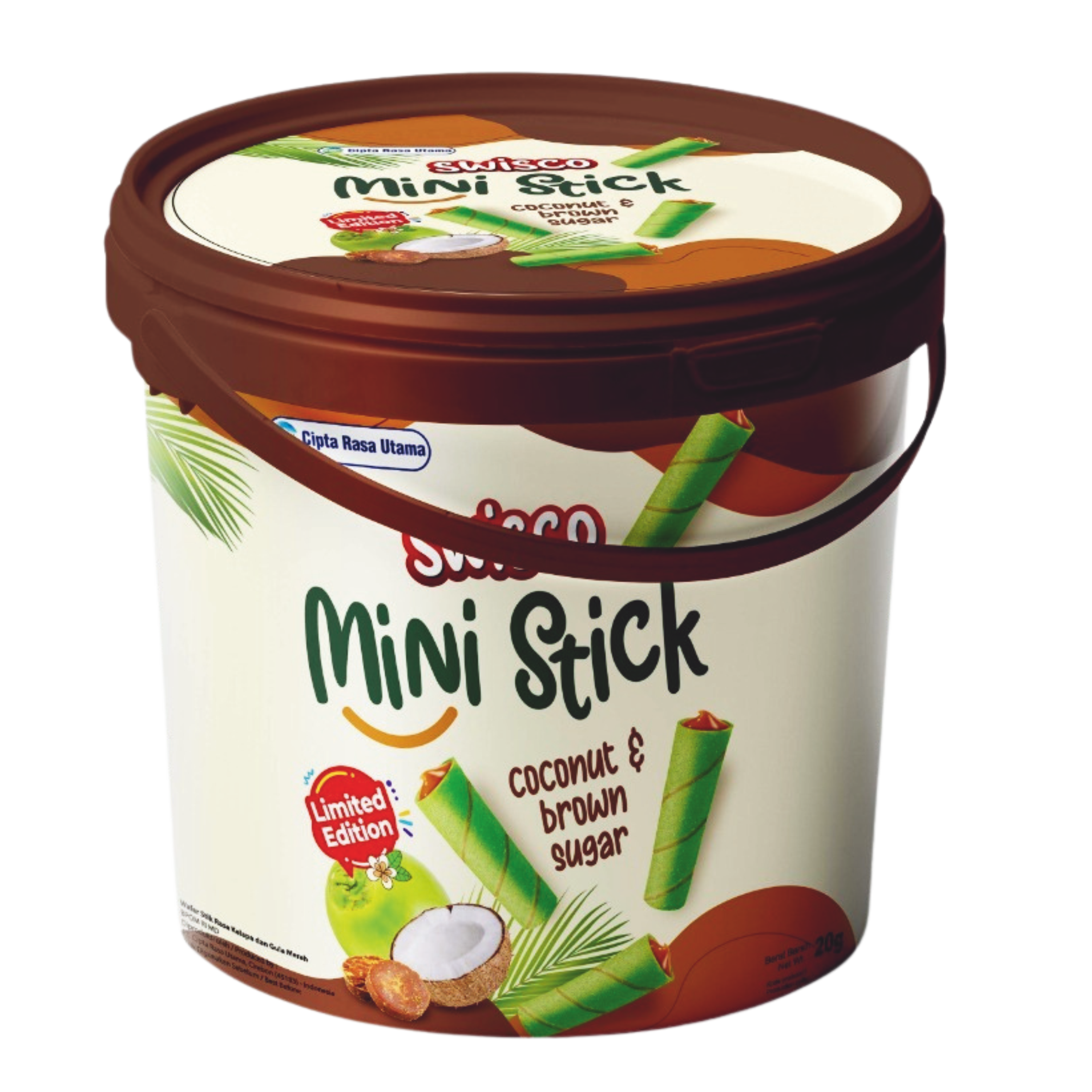 Swisco Mini Stick Coconut & Brown Sugar Bucket