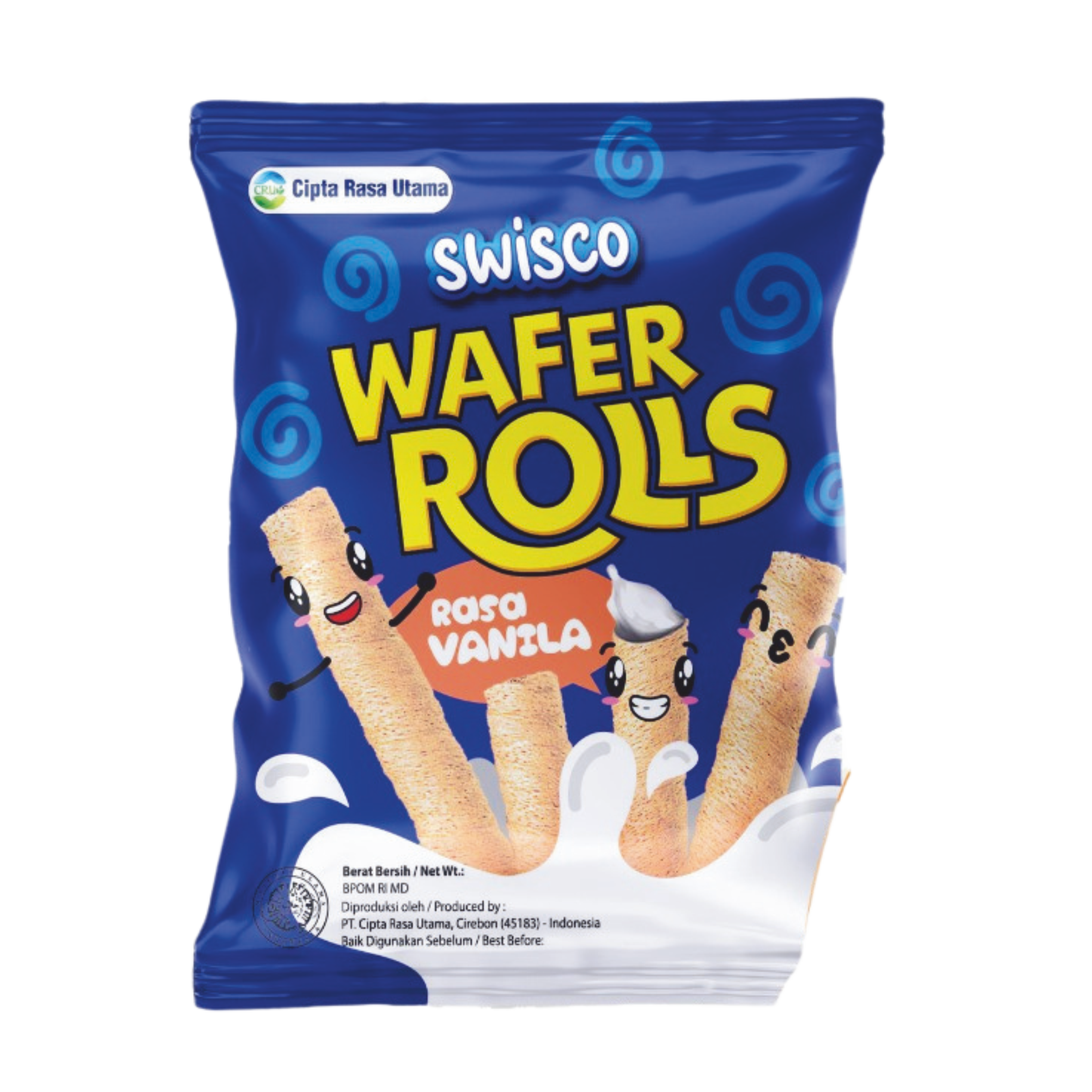 Swisco Wafer Rolls Vanilla