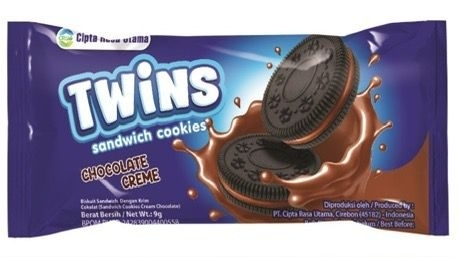 Twins Sandwich Cookies Chocolate Creme